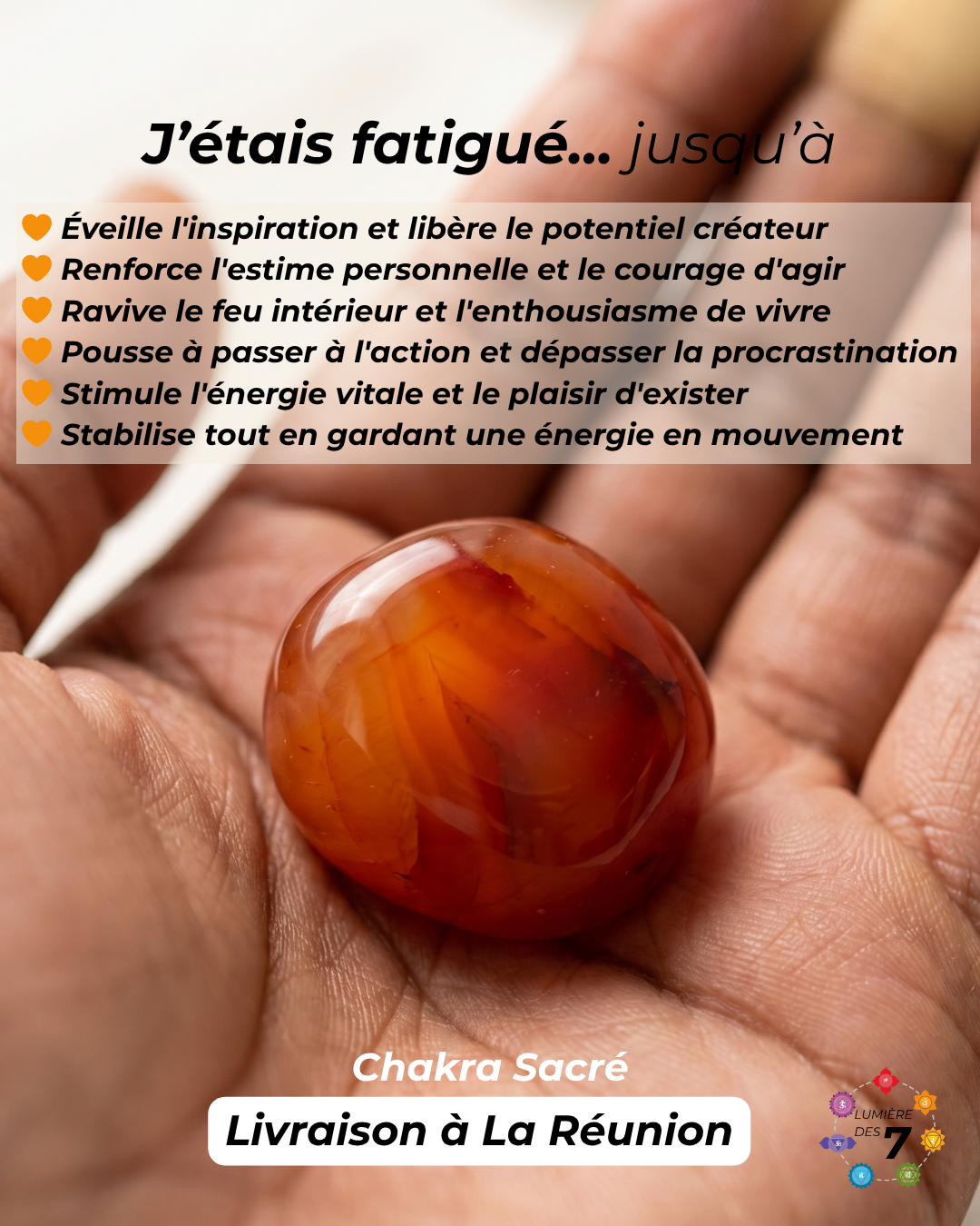 PACK 7 CHAKRAS — Pierres Semi-Précieuses Naturelles | Lumière des 7